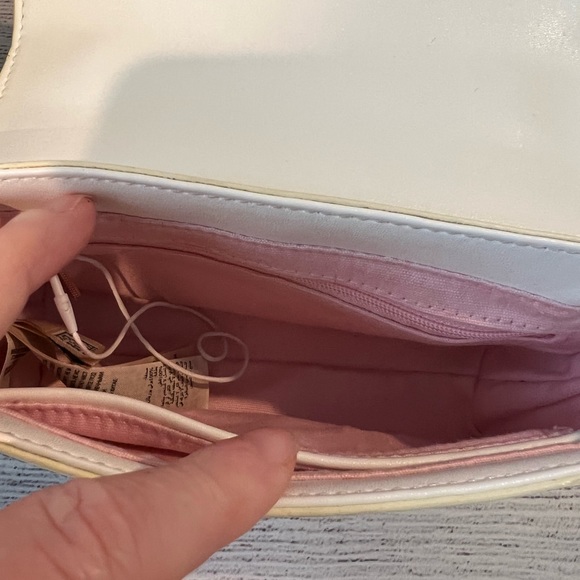 Ted Baker Nemie Rowing Glitter Stripe Leather White / Silver - Picture 12 of 12